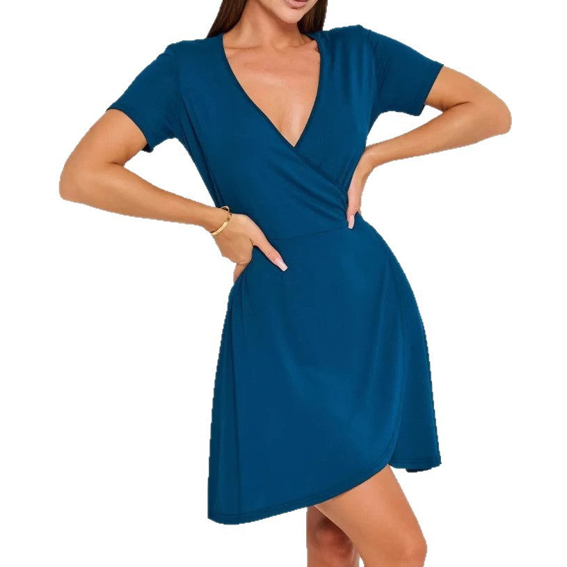 Robe courte casual une pièce pour femmes