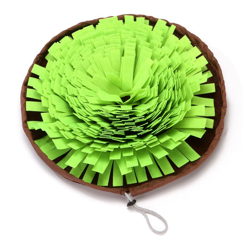 Pet Dog Food-Dispensing Sniffing Training Bowl Puzzle Stress-Relief Scent Training