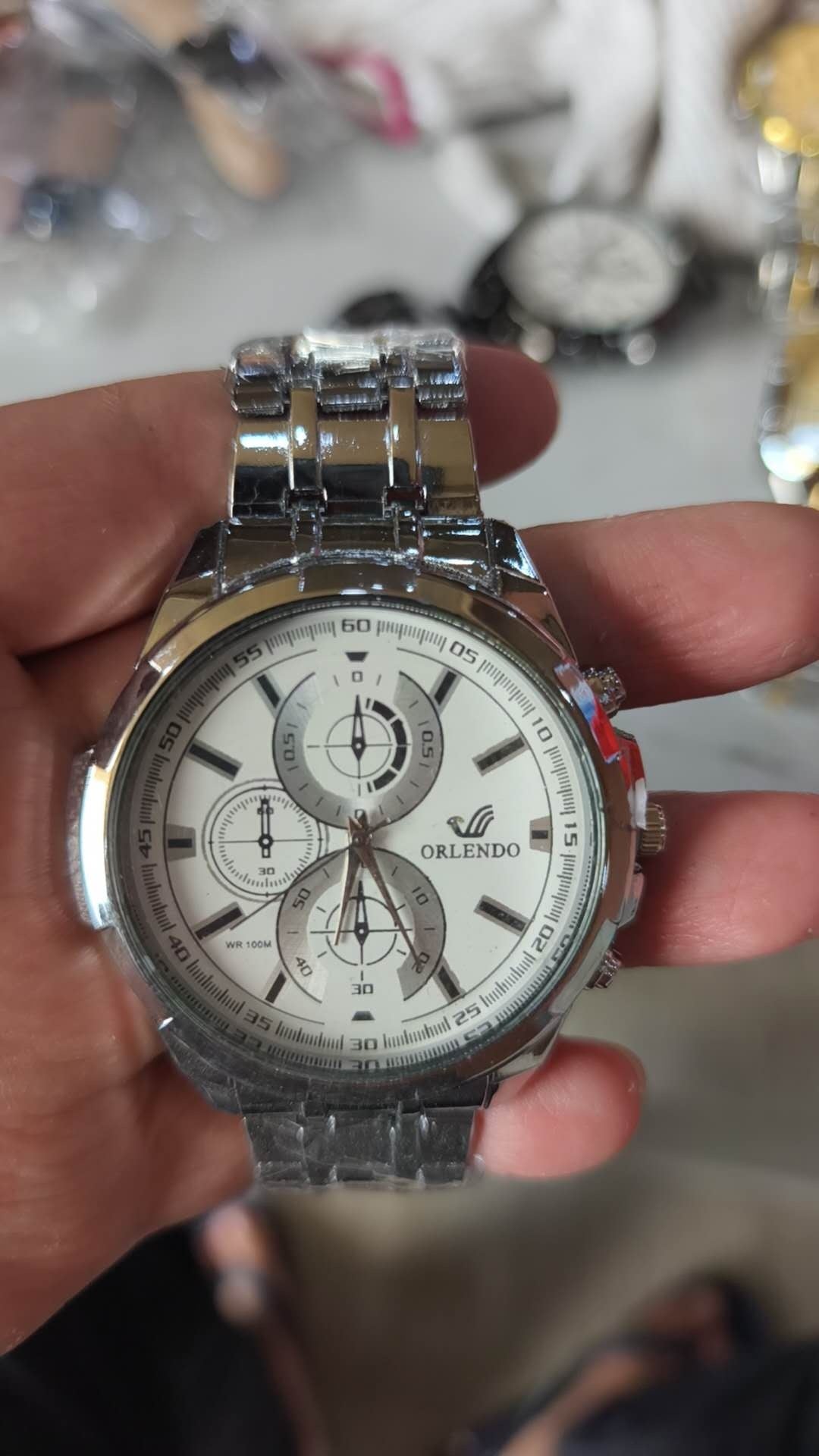 Montre Quartz d'affaires multifonctions pour hommes