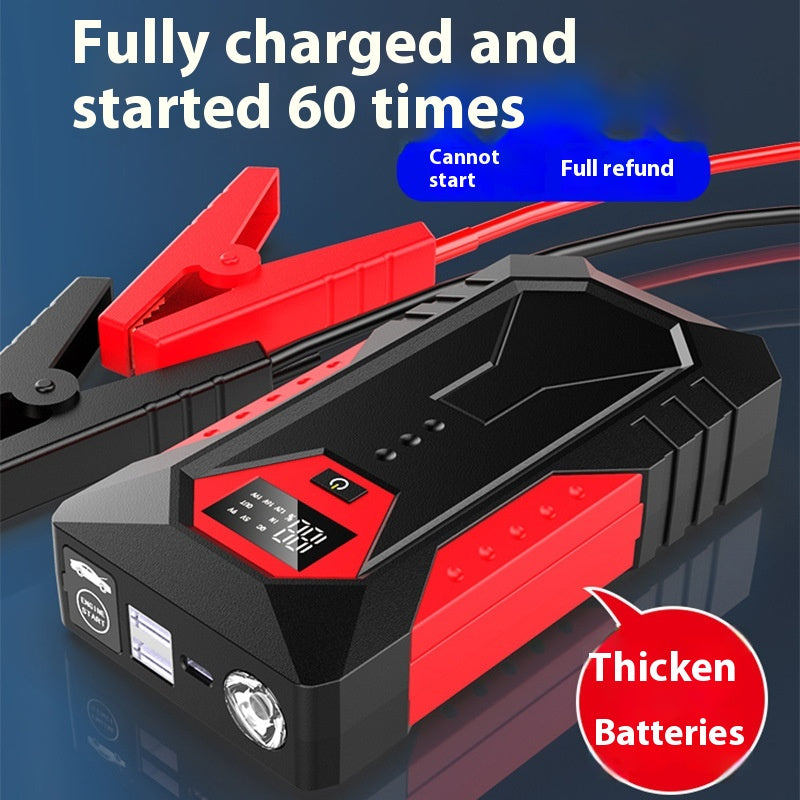 Automobile Emergency Start Power Source 12V Mobile Power Bank Batterie de voiture de grande capacité