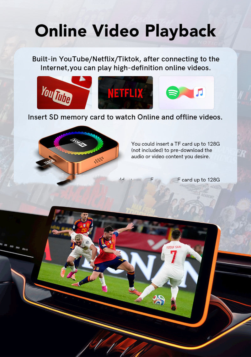 Android Auto-compatible dans la voiture Android Box