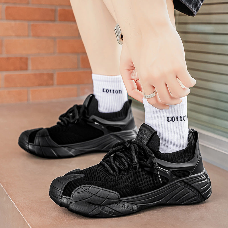 Summer Fly Knit Mesh Respirant Chaussures de Skate Style Coréen