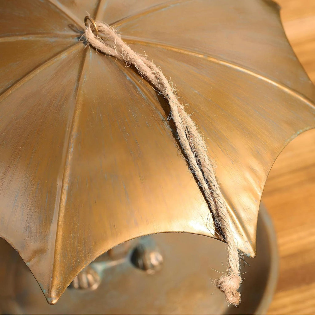 Accueil Nourriture d'oiseaux en forme de parapluie portable créatif