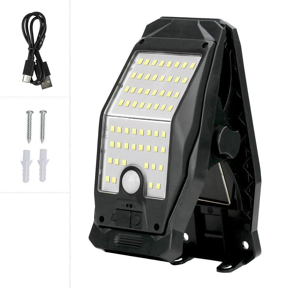 Patio extérieur Mouvement-capteur lumière solaire sans punch