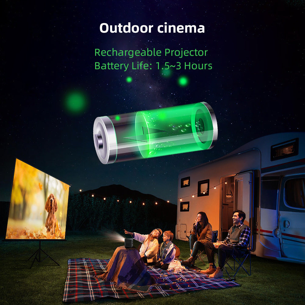 Miniature rechargeable 4K Mini projecteur DLP portable