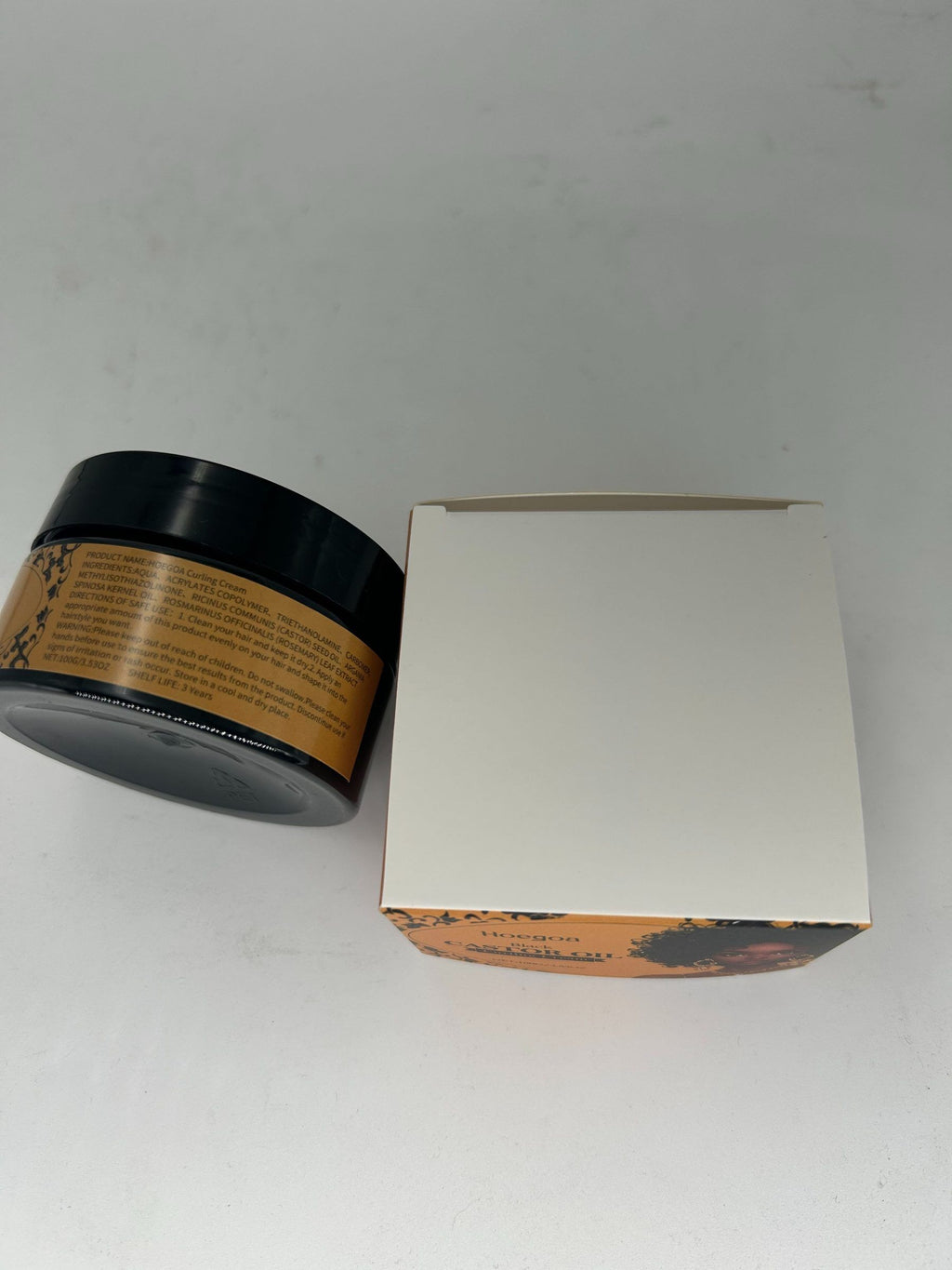Crème de styling de Curl marocain HOEGOA