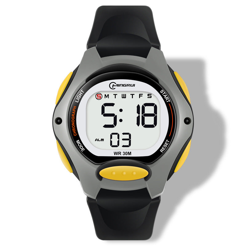 Électronique Montres Sports Filles Waterproof Alarme Lumineuse Exam