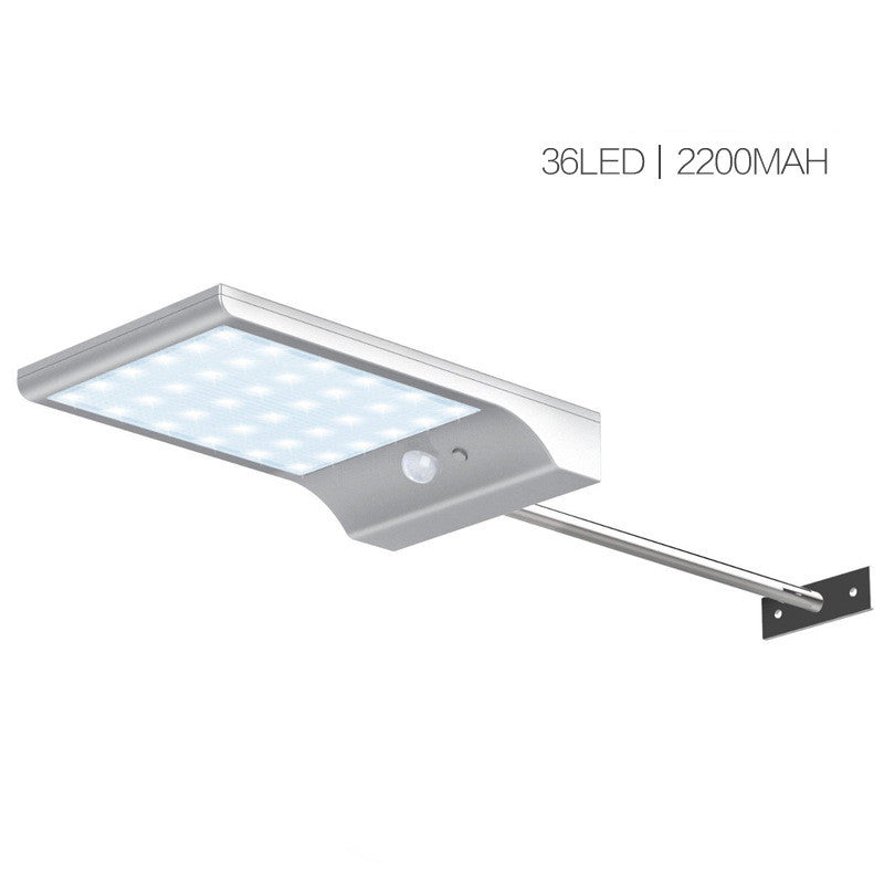 36LED solaire corps humain induction extérieur étanche Courtyard lampe murale