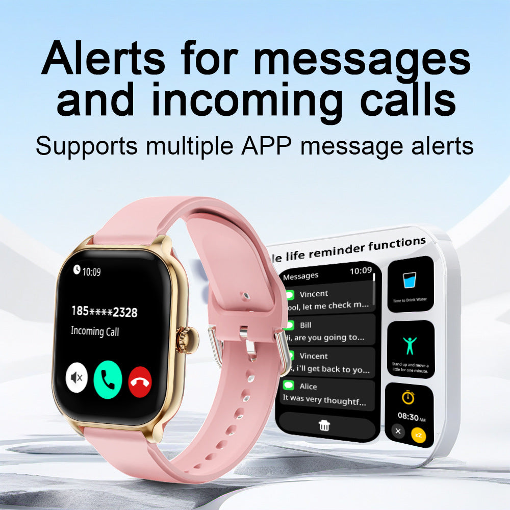 X46 Mode multi-fonctions Calling sans fil Smartwatch