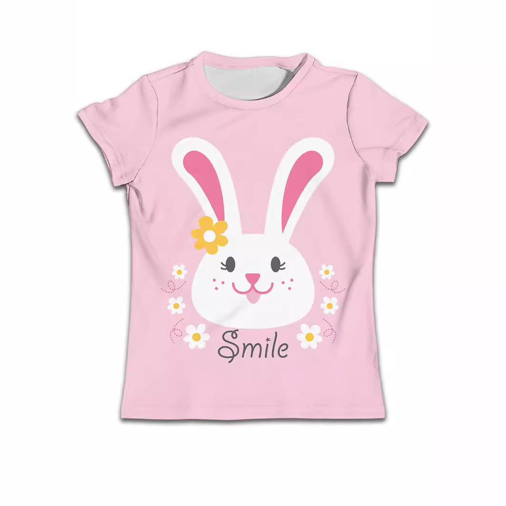 Enfants T-shirt garçon Vêtements Casual Soft T-shirt mignon Cat dessin animé