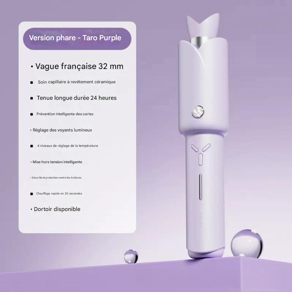 Boucleur Automatique Sans Fil 32 Mm Fer A Boucler Pour Grandes Ondulations Portable Et Ele
