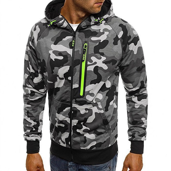 Veste de sweat à capuche casual pour hommes