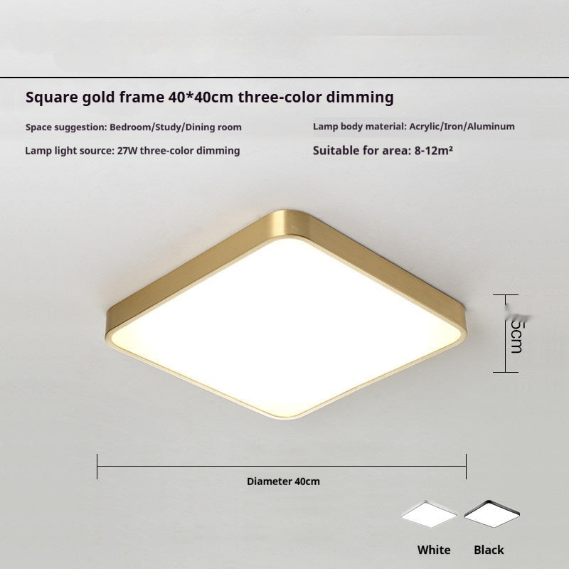 Lampe de plafond à LED minimaliste moderne pour usage domestique