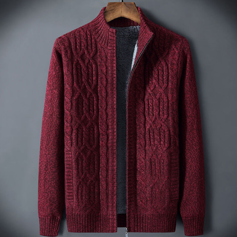 Chandail de cardigan épais pour hommes
