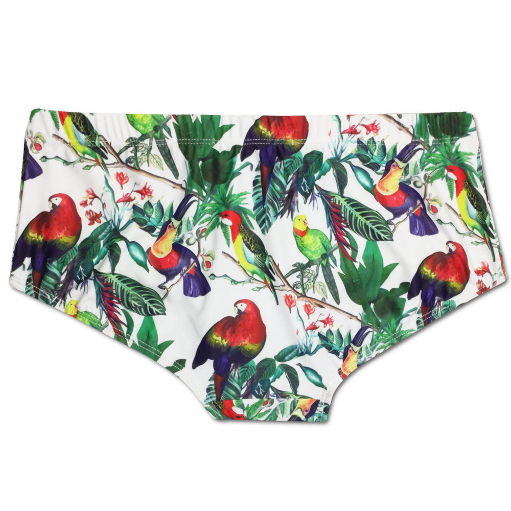Flower-bird Imprimer Fashion Petit Boxer pour Homme