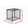 Panier de rangement de balle de sport roulant