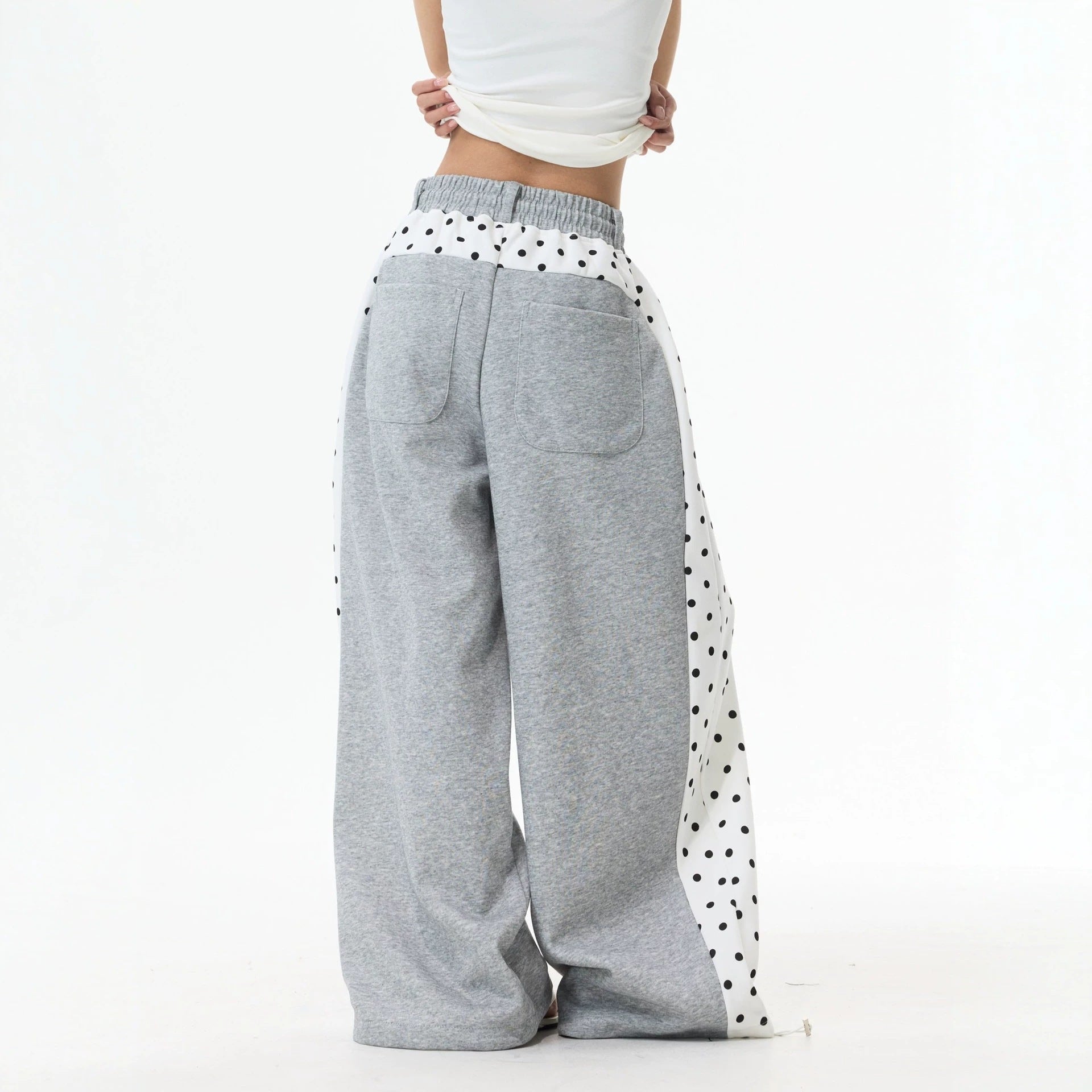 Pantalons à jambes larges en dentelle pour femmes