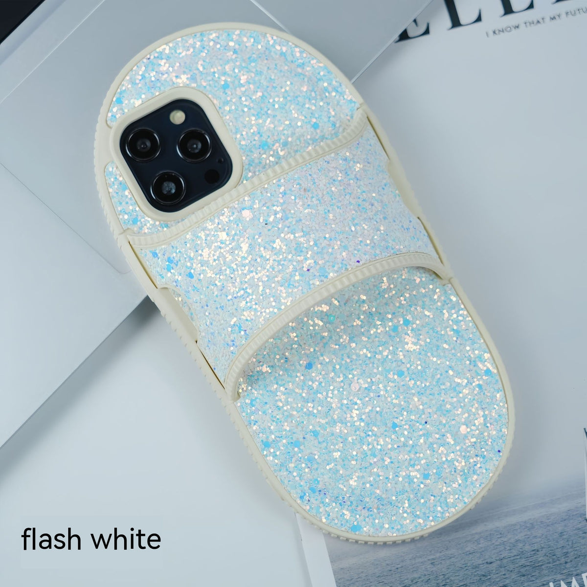 Étui téléphonique pour chaussons en Strass