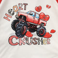 2pcs Baby Boy's 'Heart Crusher' Imprimer St Valentin's Day Set