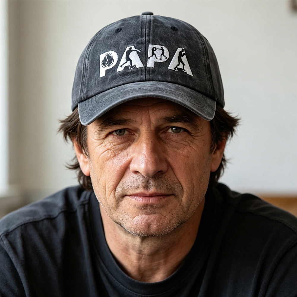 PAPA Casquette de baseball brodée pour hommes