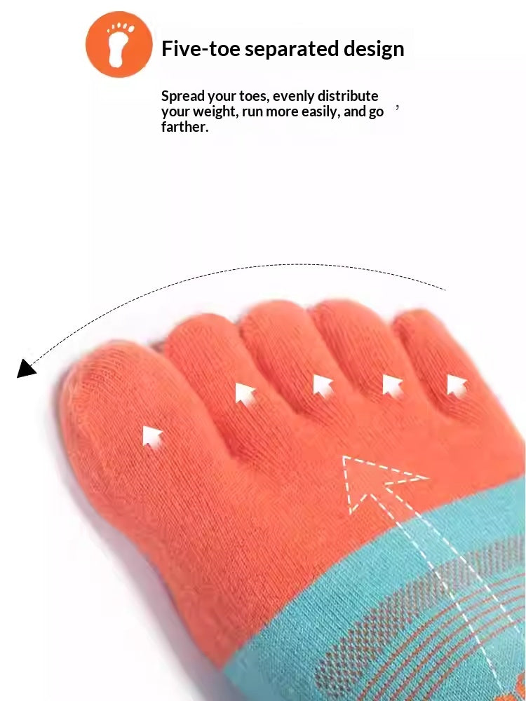 Hommes et femmes Sports Course Marathon Trail Randonnée Chaussettes à orteils fendus