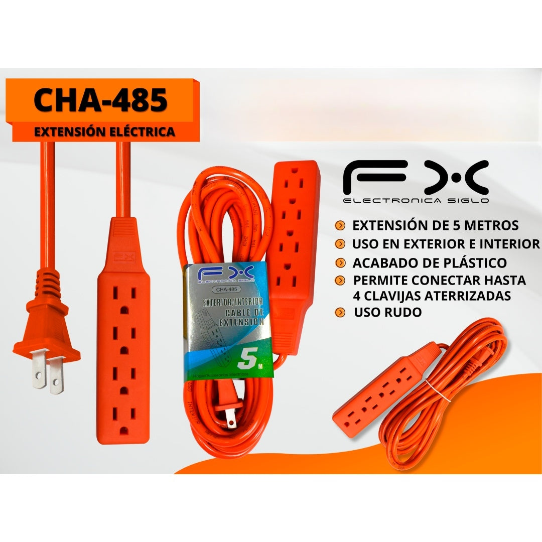 Corde d'extension de bande de puissance - 5.4m Sortie