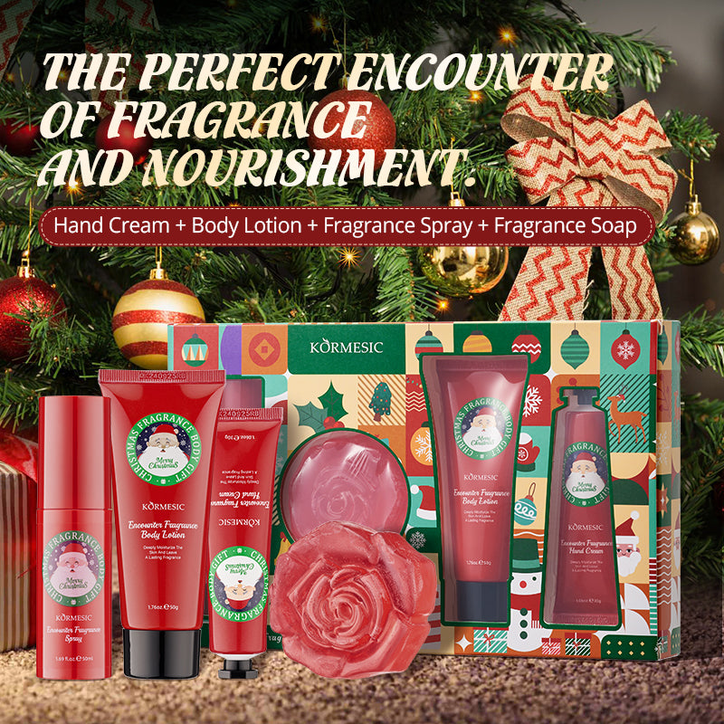 Ensemble de parfums de Noël KORMESIC pour le commerce extérieur 50ml-100g-50g-30g