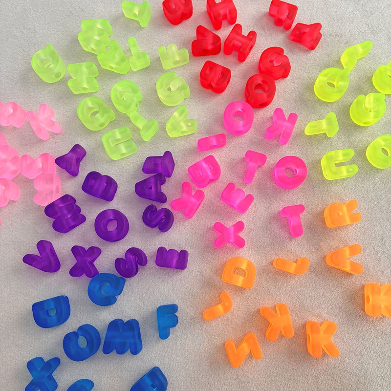 Rubberized Acrylic Beads Eon