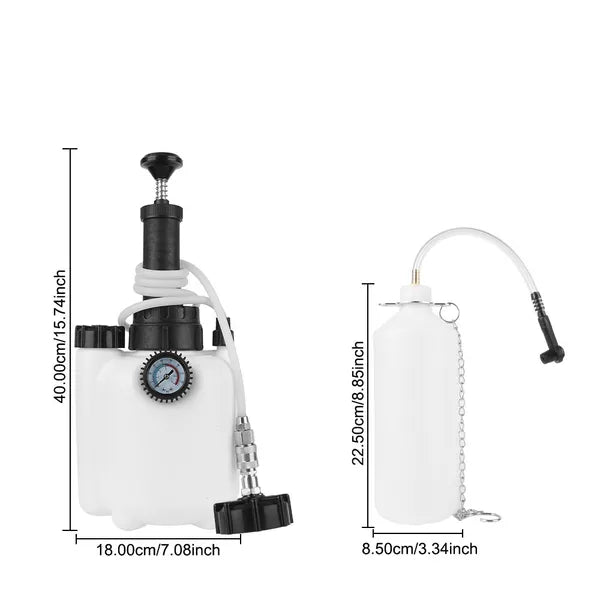3L Grande capacité 1Set huile de frein de remplacement Pot de frein de voiture Fluide de rechange outil de frein Fl