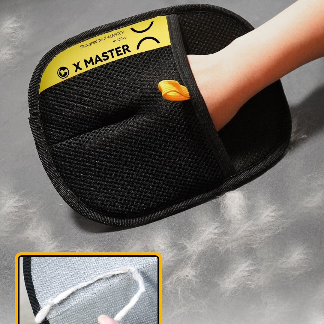 Gants portatifs pour enlever les cheveux chez les animaux domestiques
