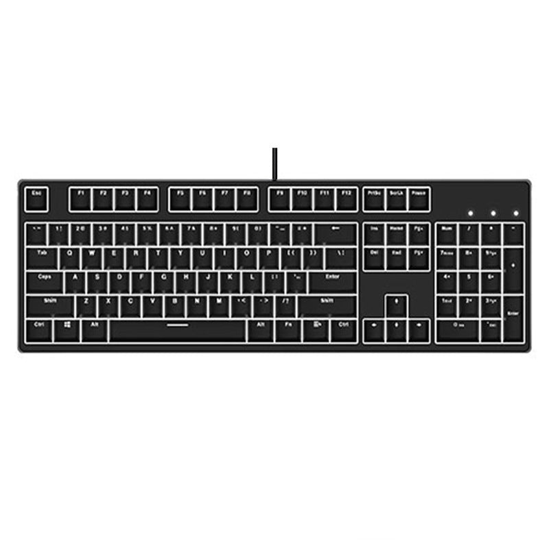 Clavier de deux couleurs Bureau filaire vert noir thé Axis rouge Plug Computer
