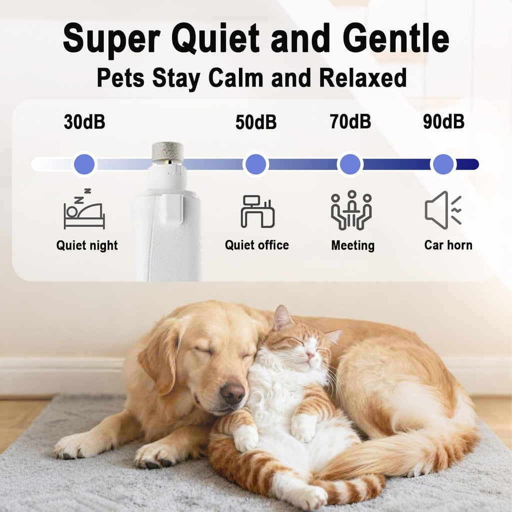 2-en-1 Led Light Cat Anti-blood Grinder Chien chien Clipper de ongles Clipper de ongles