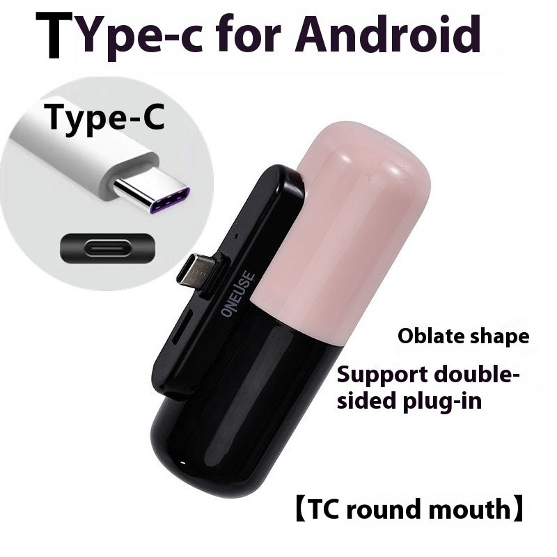 Portable Android Capsule Fast Charge Power Bank