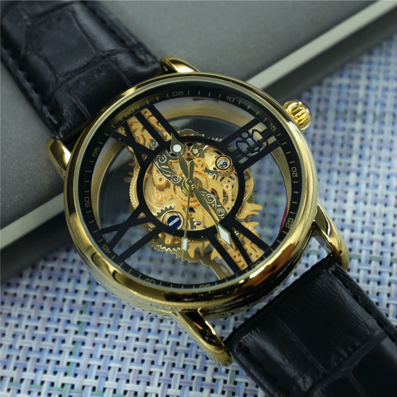 Montre de sport de style industriel-mécanique pour hommes
