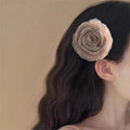 Clip de cheveux rose vert foncé élégant et haut de gamme