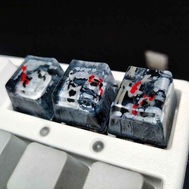 Captures de clés en résine Koi pour interrupteur Cherry Mx