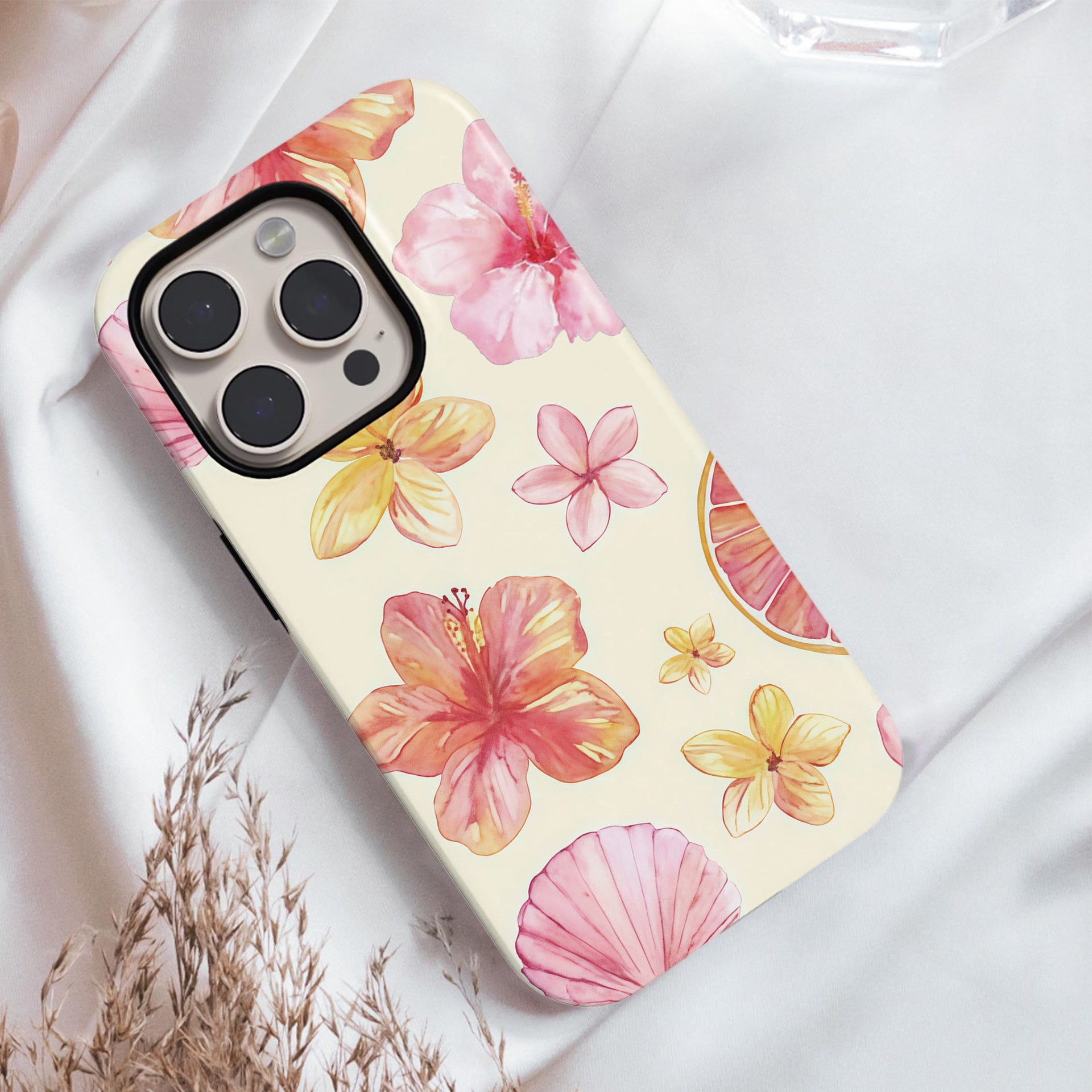 Flower Two-in-one Film Phone Case