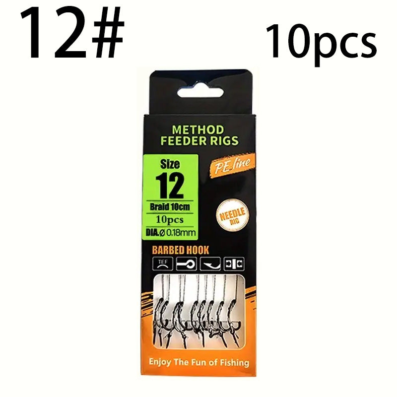 Feeder Leader de pêche Crochet Lien et Feeder Rig