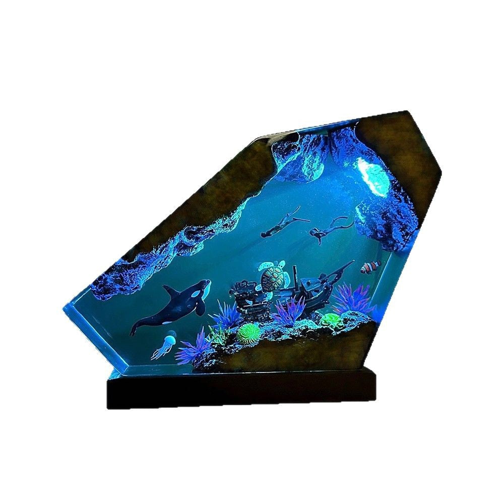 Lumière de nuit Epoxy à thème marin