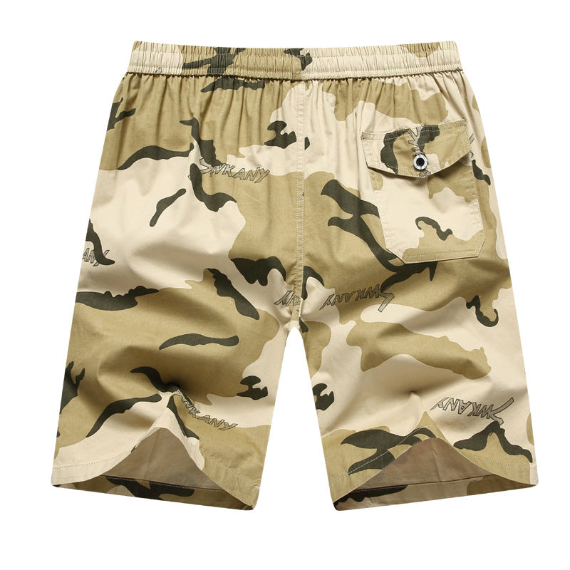 Short de fret en coton pur pour hommes