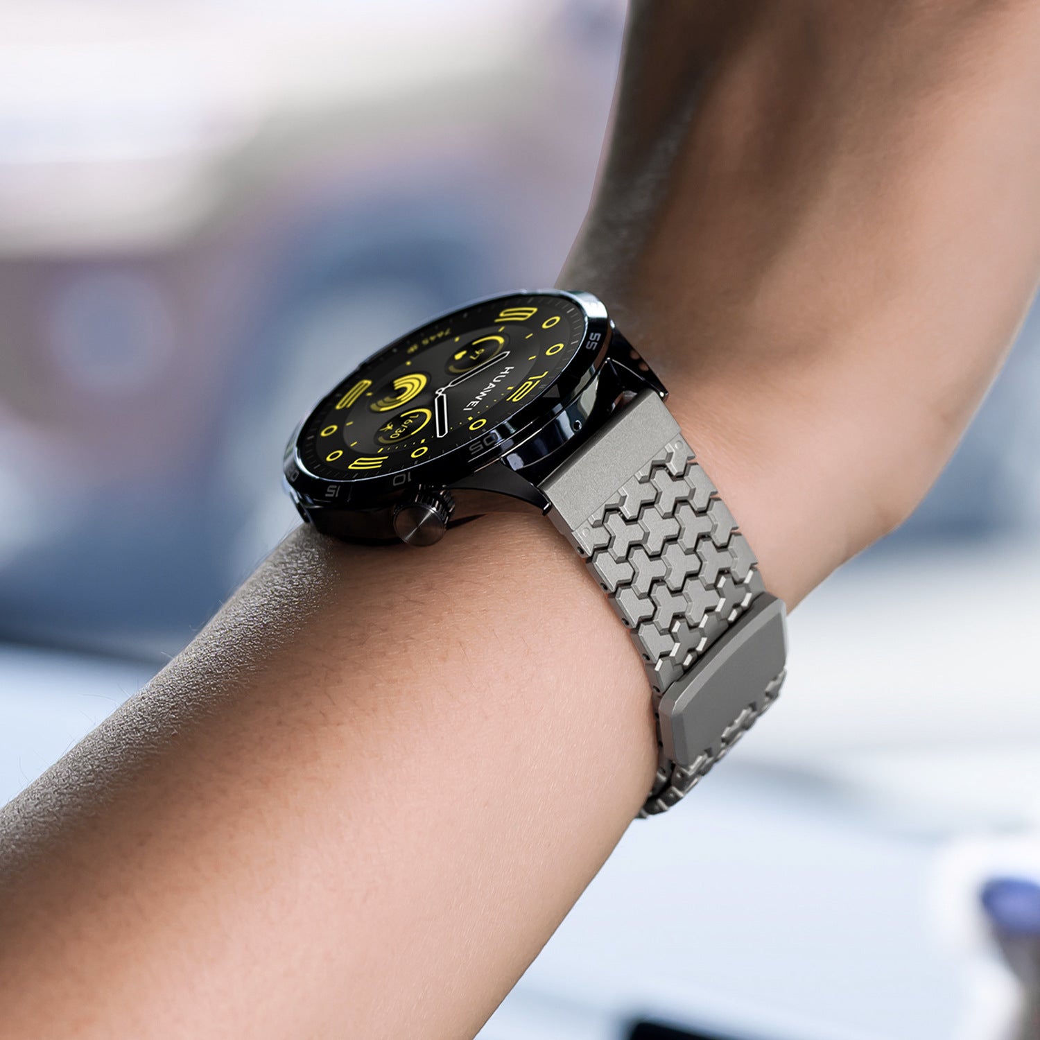 Dual Magnetic Strap Watch4pro Titanium acier inoxydable