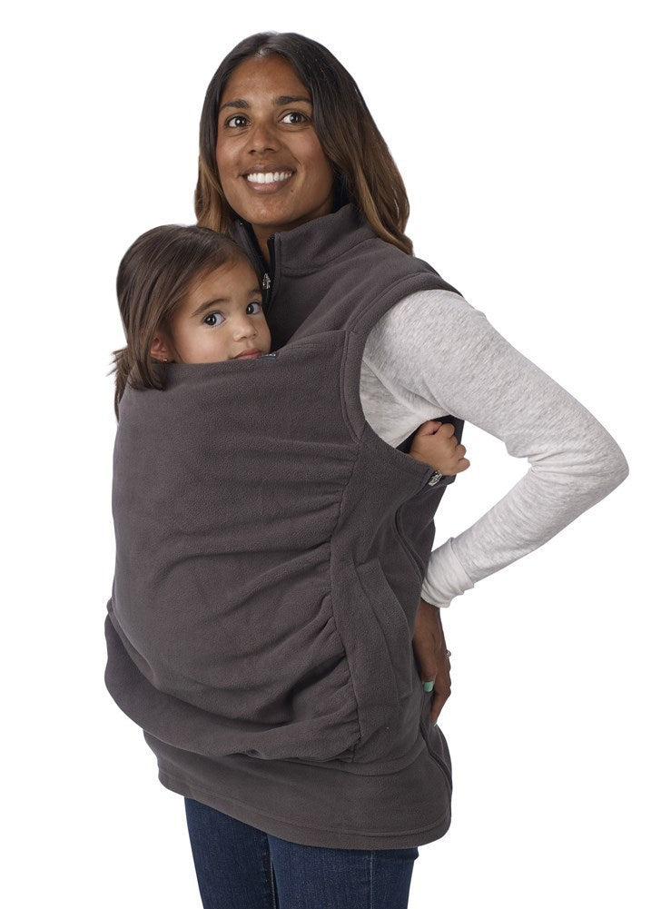 Trois en une Mère multifonctionnelle Kangaroo Coat Chandail sans manches pour femmes