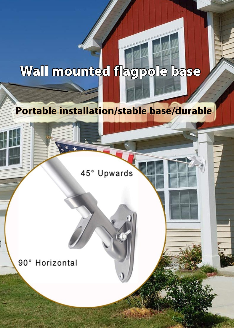 180 Degree Ajustable Outdoor Aluminium Alliage Flagpole Base
