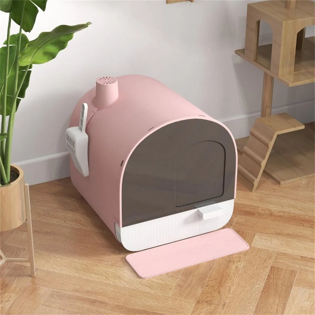 Boîte à litière pour chat/boîte à litière pour chat entièrement fermée
