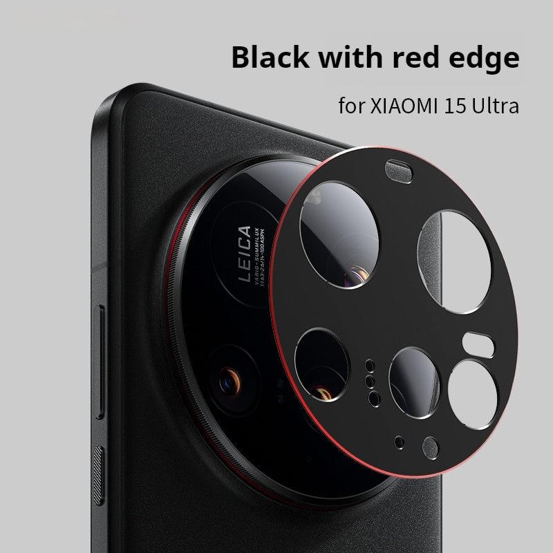 Suitable for Xiaomi 15 Ultra Two-Color Lens Protector Mirror Frosted Drop-Resistant