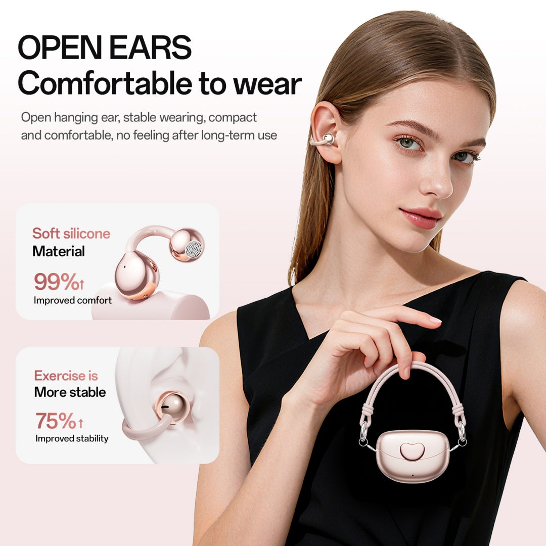 ECommerce Explosion M106 Earphone Simple Love Clamp Earpack Mini sac sans fil Bluetooth He