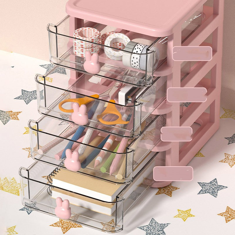 Boîte de rangement de bureau Petit type de tiroir Coiffure pour enfants Clip Headwear Organization Box