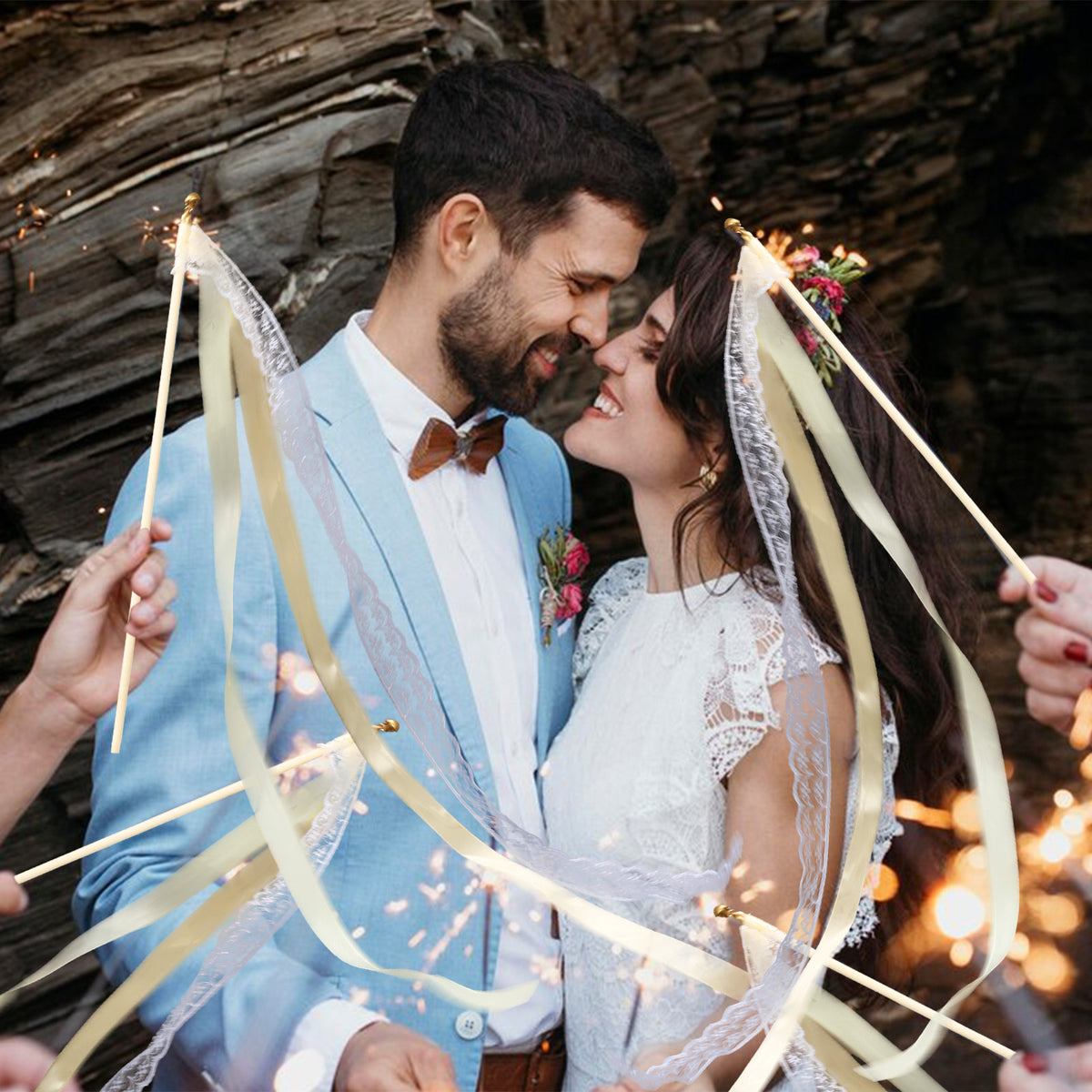 50 Champagne Wedding Bubbles