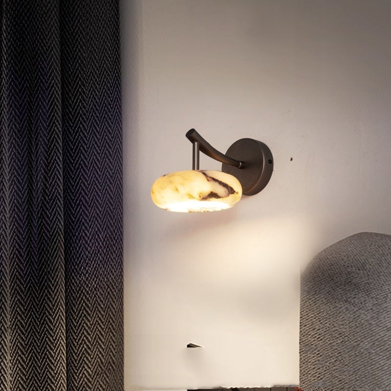 Lumière moderne de chambre à coucher murale en marbre