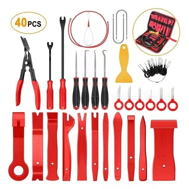 Ensemble d'outils de suppression de barre intérieure de porte de voiture 438 pièces
